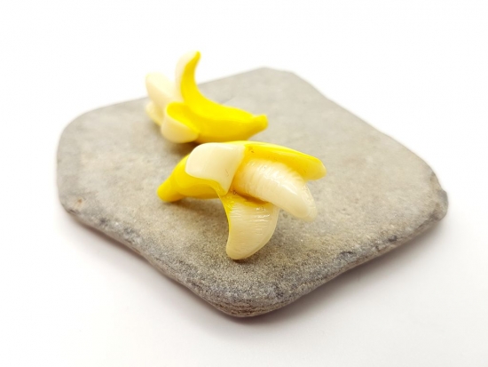 Preview: Bananen Ohrstecker